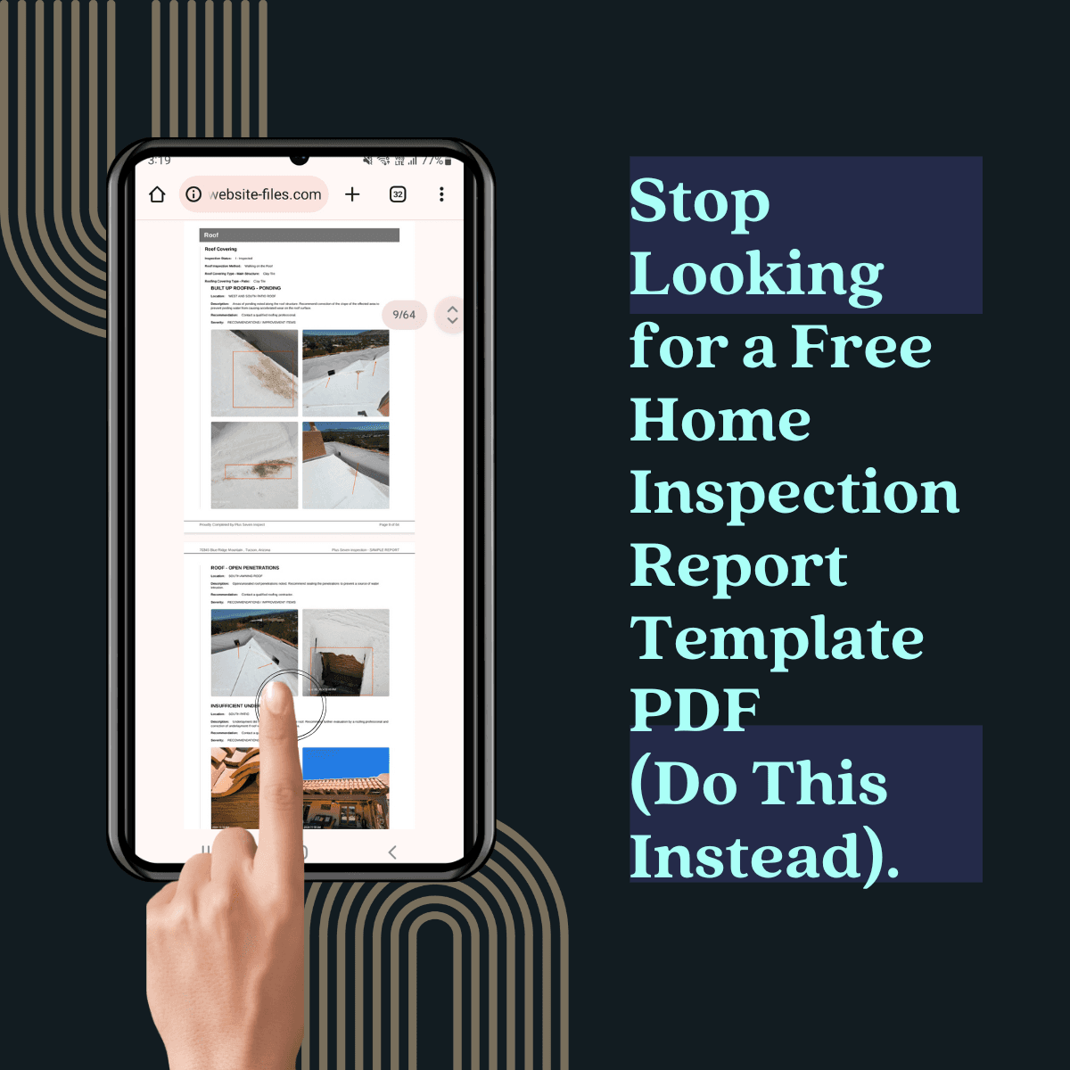 Stop Looking for a Free Home Inspection Report Template PDF (Do This Instead)