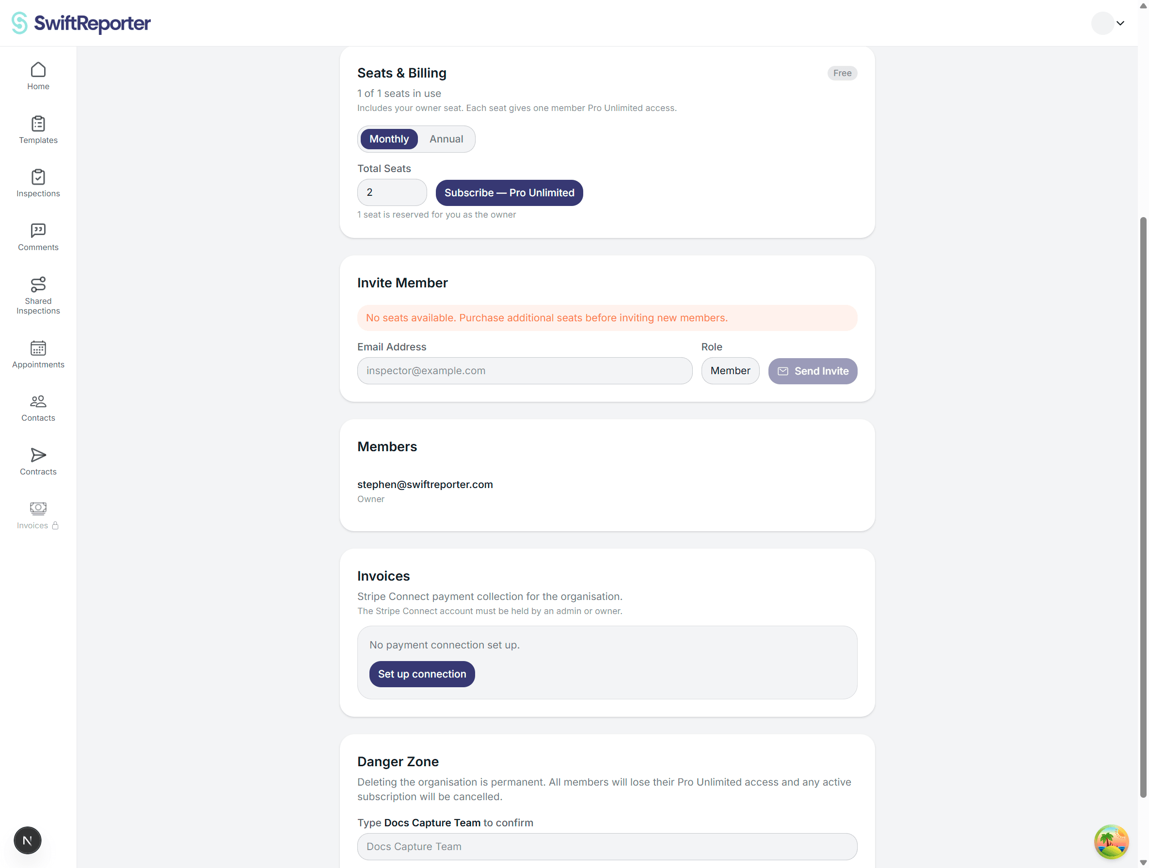 Teams mode member management